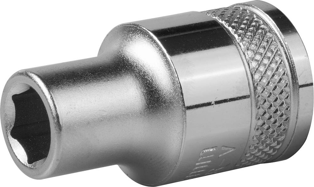 27805-09_z01 Торцовая головка KRAFTOOL "INDUSTRIE QUALITAT", Cr-V, FLANK, хромосатинированная, 1/2", 9 мм