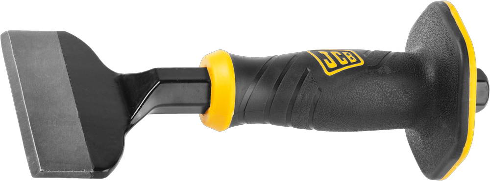 JCL008 Зубило-конопатка JCB, двухкомпонентная рукоятка с протектором, CrV cталь, 215х100мм
