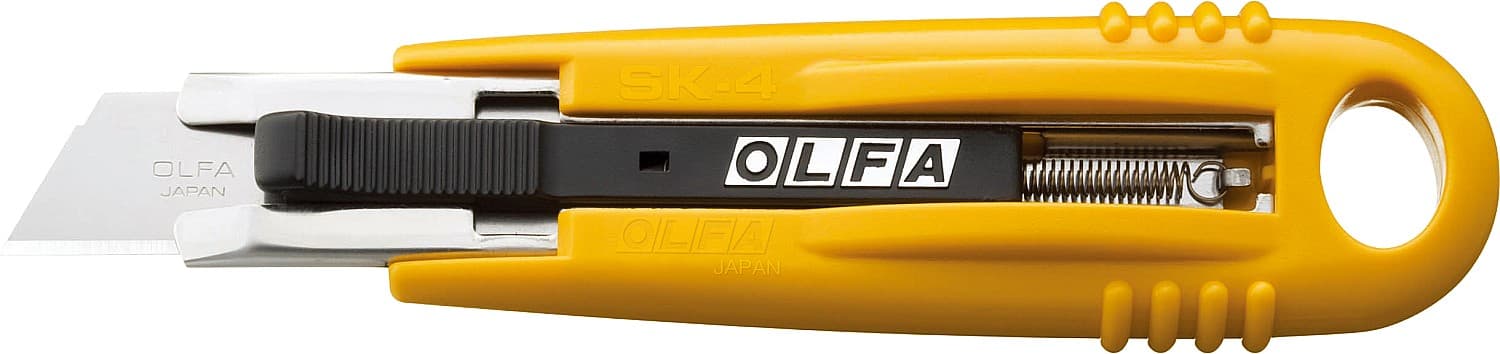 OL-SK-4 Нож OLFA с выдвижным лезвием и возвратной пружиной, 17,5мм