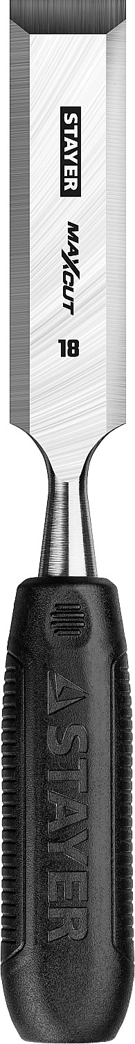 1820-18_z01 STAYER Max-Cut стамеска с пластиковой рукояткой, 18 мм