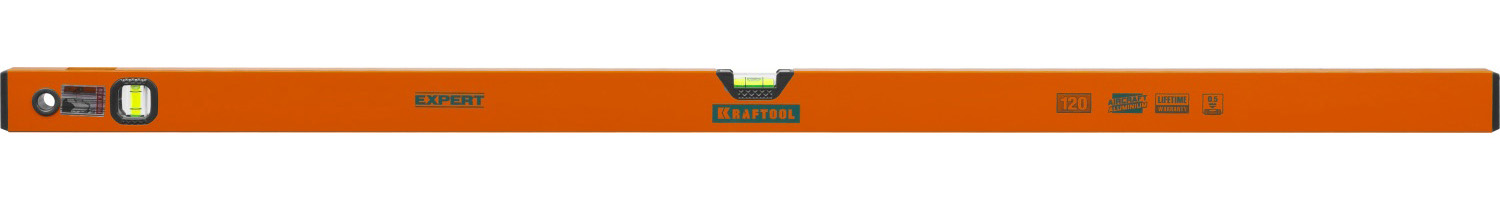 34710-120_z01 Уровень коробчатый "EXPERT", KRAFTOOL 2 ампулы, 0,5 мм/м, 1200мм