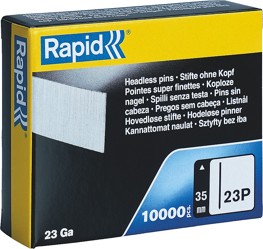 5001362 RAPID 35 мм гвозди супертвердые, закаленные тип 23P, 10000 шт