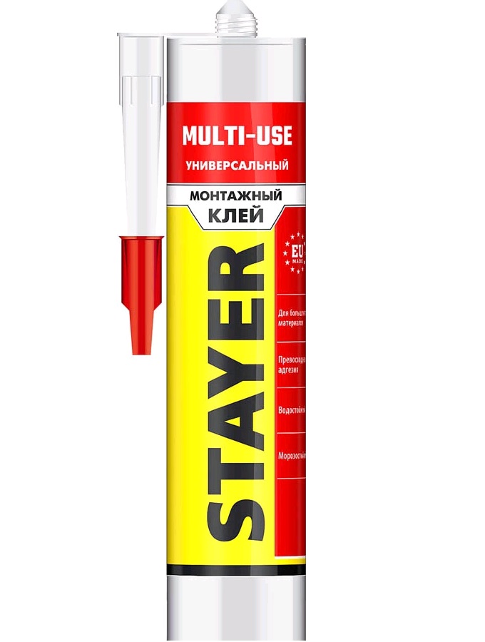 41321 Клей монтажный STAYER Professional, универсальный, 280мл