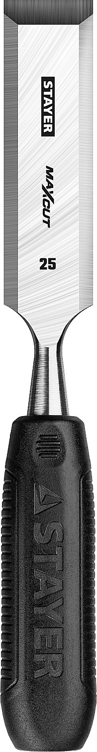 1820-25_z01 STAYER Max-Cut стамеска с пластиковой рукояткой, 25 мм
