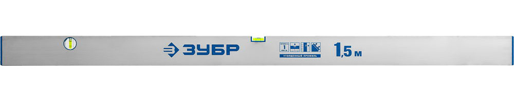 10753-1.5 Правило-уровень ППУ, без ручек, 1.5 м, ЗУБР