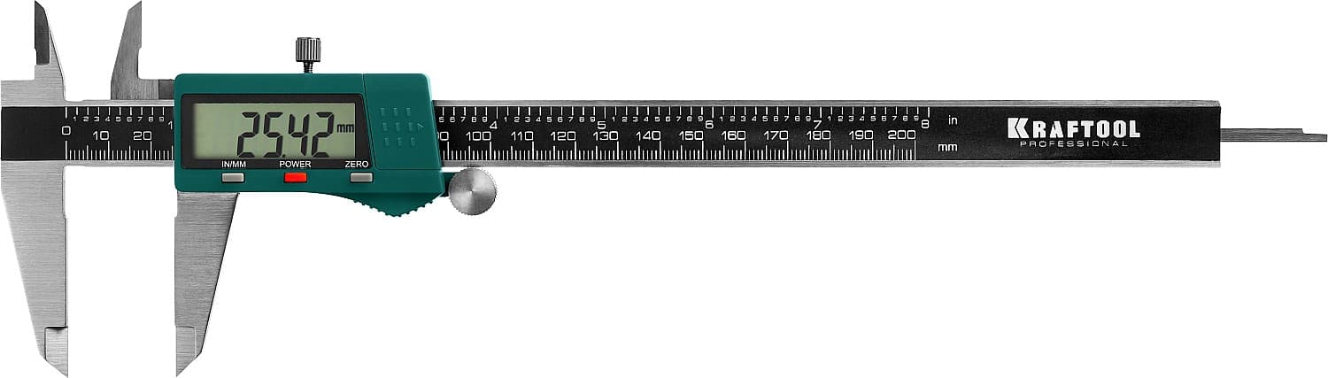 34460-200 Штангенциркуль KRAFTOOL электронный, 200мм, 0,01мм