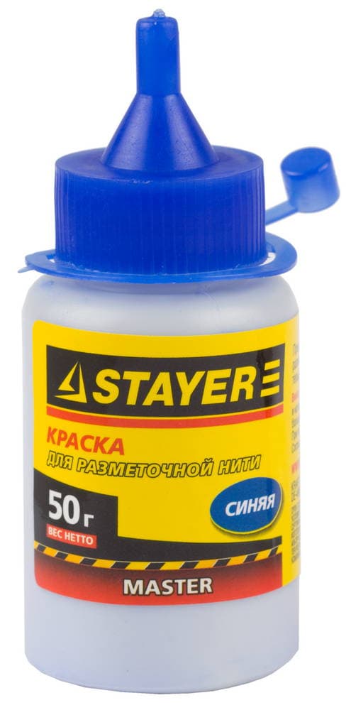 0640-1_z01 Краска STAYER для разметочных шнуров, синяя, 50г