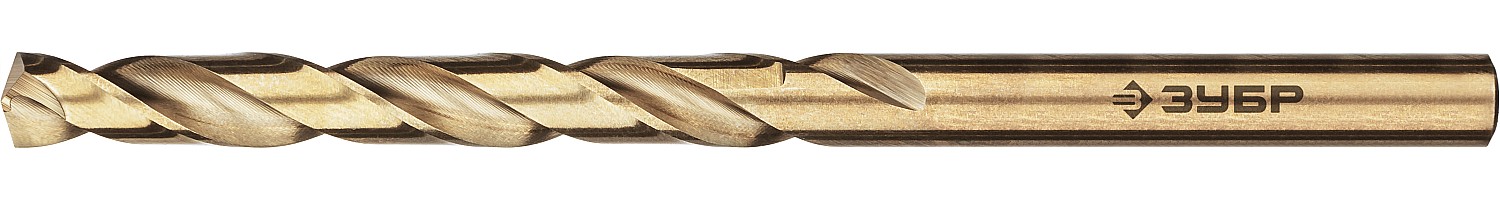 29626-6.5 Сверло по металлу КОБАЛЬТ, сталь Р6М5К5, класс А, ЗУБР Профессионал 29626-6.5, d=6,5 мм