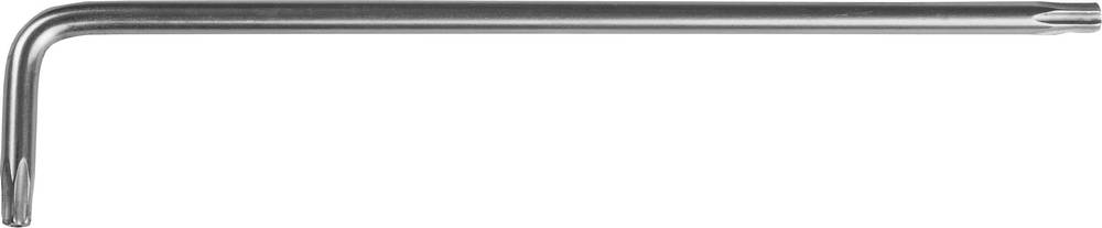27439-10 Ключ KRAFTOOL "INDUSTRIE" имбусовый, длинный, Cr-Mo, хромосатинированное покрытие, TX 10