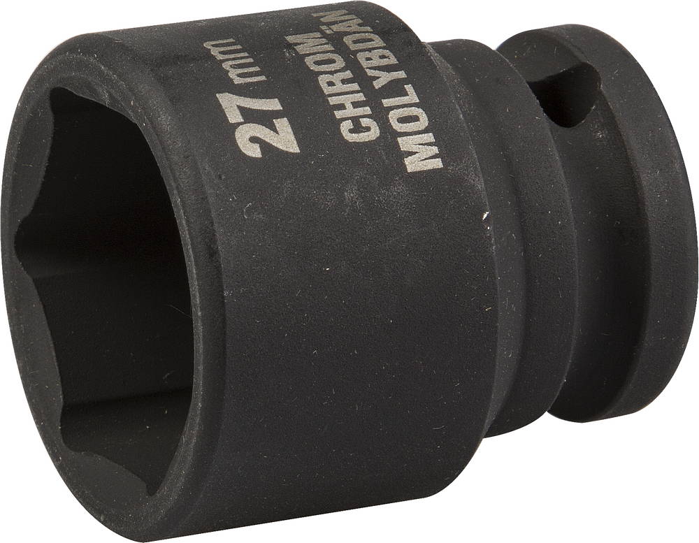 27940-27_z01 Торцовая головка KRAFTOOL "INDUSTRIE QUALITAT" ударная (1/2"), FLANK, Cr-Mo, фосфатированная, 27 мм