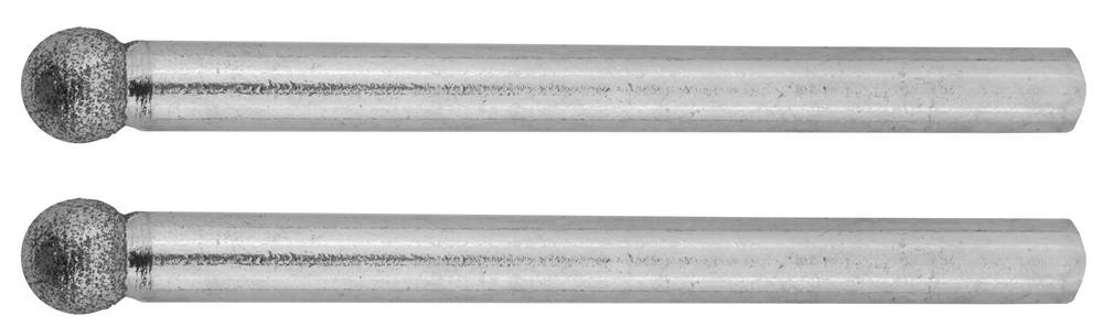 35922 Мини-шарошки ЗУБР алмазные, d 4,0x3,2мм, длина 38мм, 2шт