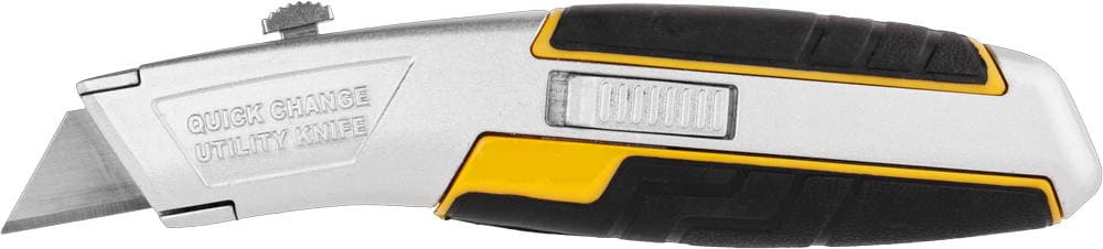 JLC005 Нож JCB металлический, с выдвижным трапециевидным лезвием, тип "А24", автозамена лезвий
