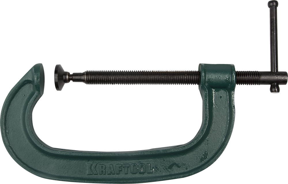 32229-100 Струбцина KRAFTOOL "EXPERT", высокопрочный чугун с шаровидным графитом, 4"/100 мм