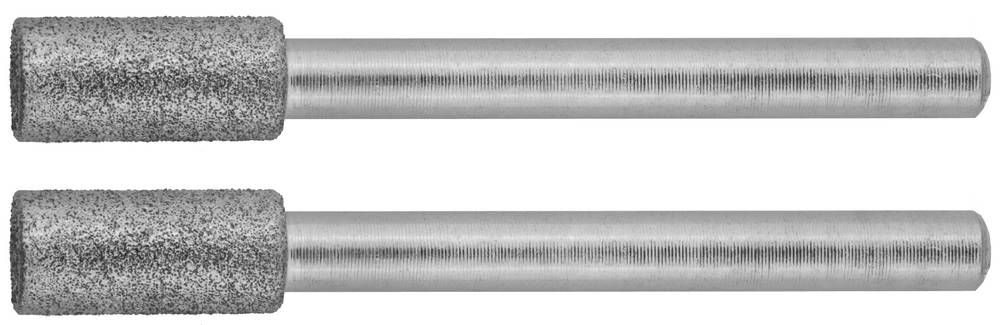 35920 Мини-шарошки ЗУБР алмазные, d 4,8x10,0х3,2мм; L 38мм, 2шт