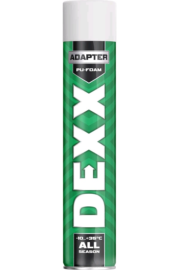 41123 ADAPTER пена монтажная, адаптерная, всесезонная, 750мл, DEXX
