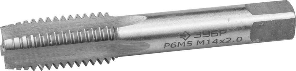 4-28005-14-2.0_z01 Метчик ЗУБР "ПРОФЕССИОНАЛ" машинно-ручной, одинарный для нарезания метрической резьбы, М14 x 2,0