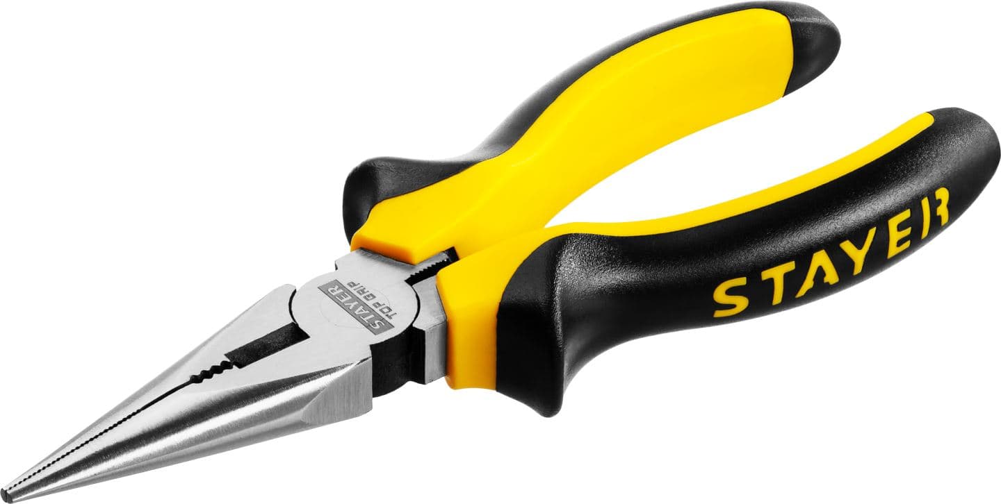 2205-3-16_z02 Тонкогубцы "TOPGrip", 160мм, STAYER