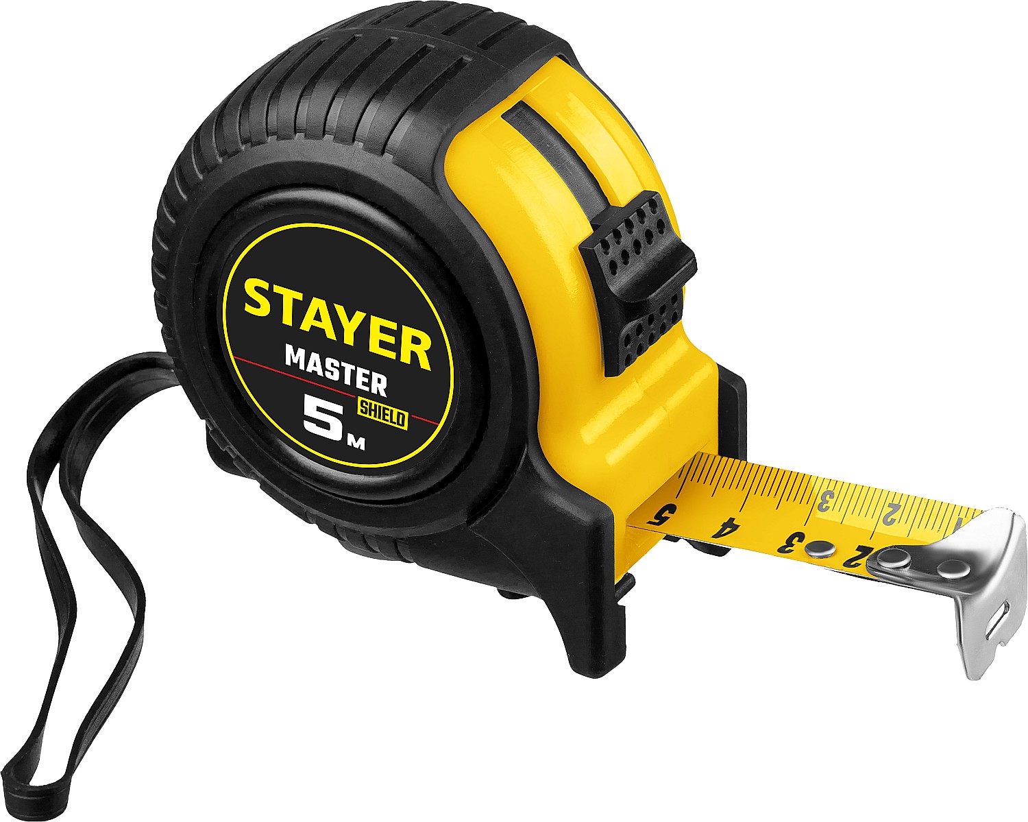 34025-05-25 STAYER MASTER 5м / 25мм рулетка в ударостойком обрезиненном корпусе