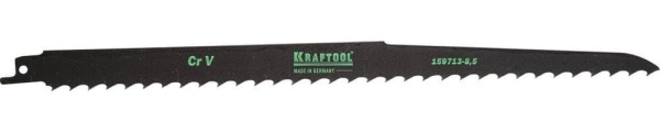159713-8,5 Полотно KRAFTOOL "INDUSTRIE QUALITAT", S617K, для эл/ножовки, Cr-V, по дереву, шаг 8,5мм, 280мм