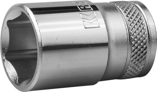 27805-16_z01 Торцовая головка KRAFTOOL "INDUSTRIE QUALITAT", Cr-V, FLANK, хромосатинированная, 1/2", 16 мм