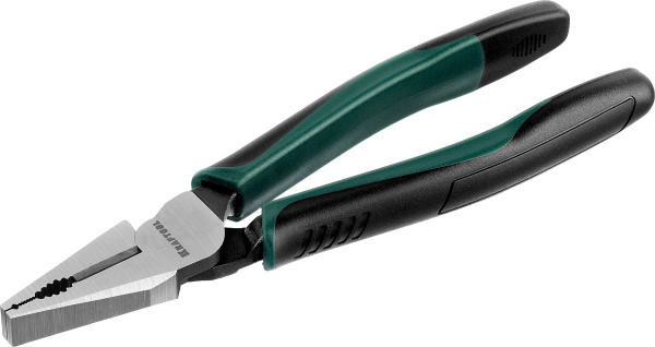 22001-1-18_z01 Плоскогубцы KRAFTOOL "PowerPro" комбинированные, CrMo-сталь, покрытие оксидированное с полировкой, 180мм