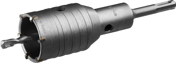 2918-50 Коронка по бетону ЗУБР "ПРОФЕССИОНАЛ" с державкой SDS-Plus, 50 мм