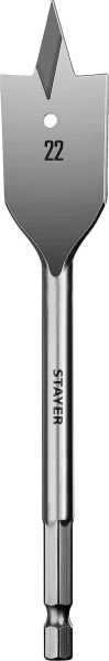 2950-22_z01 Сверло перовое по дереву, d=22мм, STAYER FLAT