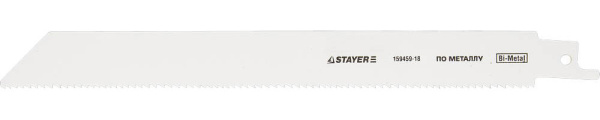159459-18 Полотно STAYER "PROFI" S1122EF для сабельной эл. ножовки Bi-Met, тонколистовой, профильн металл, нерж сталь, цвет мет