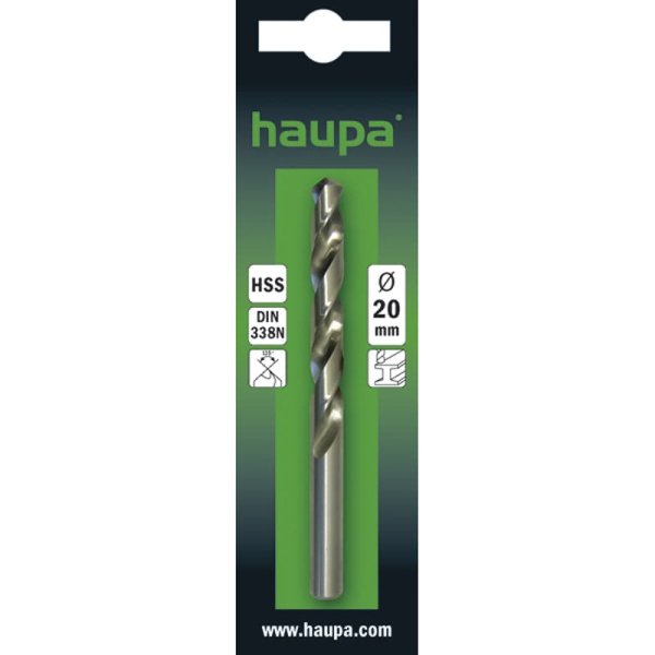 230010 Сверло по металлу DIN 338/HSS тип N шлифованное, 0,5 мм, 3 шт. (Haupa)