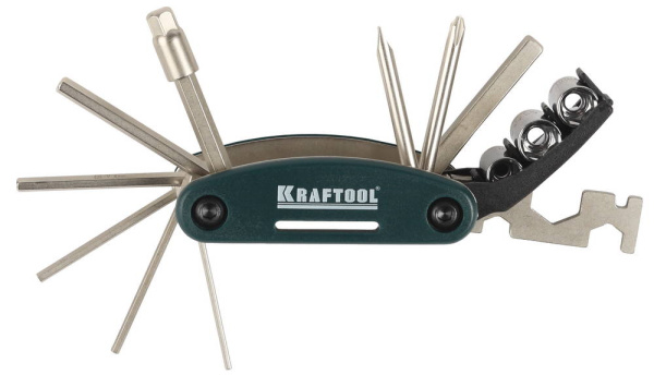 26182-H16 Набор "EXPERT" для обслуживания велосипеда, KRAFTOOL, 16-в-1