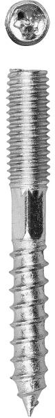 37870-08-080-1200 Шпилька сантехническая, шестигранник, Torx 25, оцинкованная, М8x80мм, 1200шт, ЗУБР Мастер 37870-08-080-1200