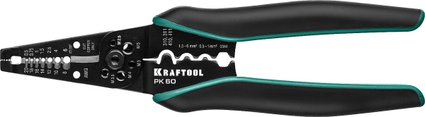 22658 PK-60 стриппер многофункциональный, 0.5 - 6 мм2, KRAFTOOL