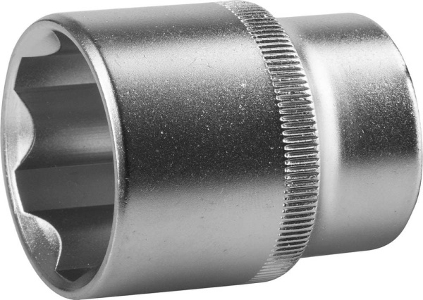27725-27_z02 Торцовая головка ЗУБР "МАСТЕР" (1/2"), Cr-V, SUPER LOCK, хроматированное покрытие, 27 мм