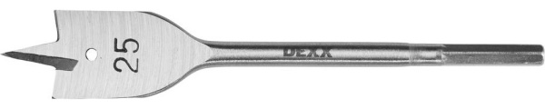 2945-25 Сверло по дереву перовое, шестигранный хвостовик, DEXX 2945-25, d=25мм
