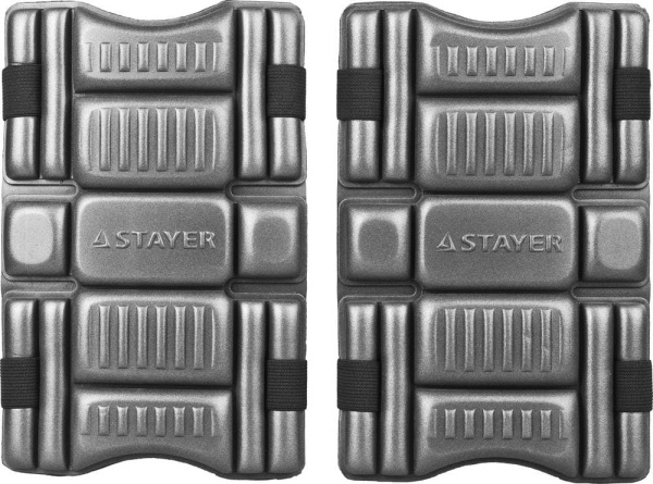 11194 Наколенники STAYER "STANDARD" универсальные, резиновые