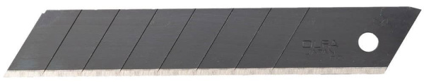 OL-LBB-50B Лезвие OLFA BLACK MAX сегментированное, 8 сегментов, 18х100х0,5мм, 50шт