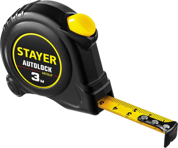 2-34126-03-16_z02 STAYER АutoLock 3м / 16мм рулетка с автостопом