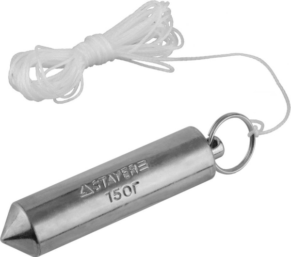 0635-15_z01 Отвес STAYER "MASTER" строительный со шнуром, 150г