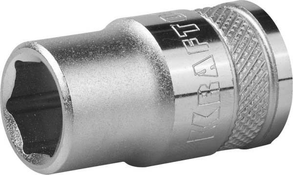 27805-13_z01 Торцовая головка KRAFTOOL "INDUSTRIE QUALITAT", Cr-V, FLANK, хромосатинированная, 1/2", 13 мм