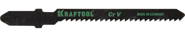 159536-2 Полотна KRAFTOOL,T119BO, для эл/лобзика, Cr-V, по дереву, пластику, фигурный рез, EU-хвост., шаг 2мм, 50мм, 2шт