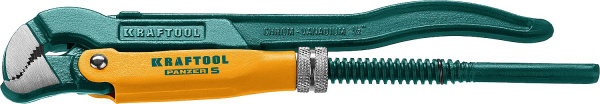 2733-05_z02 KRAFTOOL PANZER-S, №0, ключ трубный, изогнутые губки