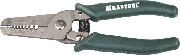 22660-15 Пассатижи для снятия изоляции, 0.8 - 2.6 мм, 150 мм, KRAFTOOL