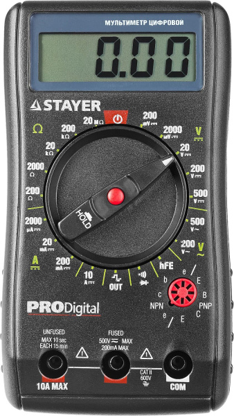 45310 Мультиметр STAYER "PROFESSIONAL" PRODigital цифровой