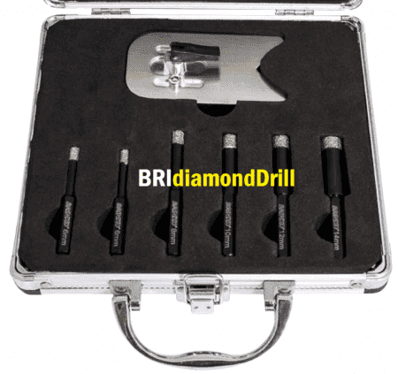 1379-6 Набор алмазных сверл BRIdiamondDrill 6-14 мм, 7 предметов (Brinko)