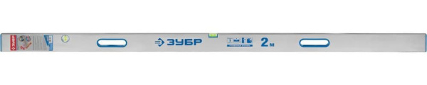 1075-2.0_z01 Правило-уровень с ручками ППУ-Р, 2.0 м, ЗУБР