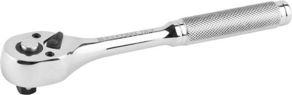 27793-3/8_z02 Трещотка для торцовых головок KRAFTOOL "EXPERT", Сr-V сталь, 72 зубца, цельнометаллическая, 3/8"