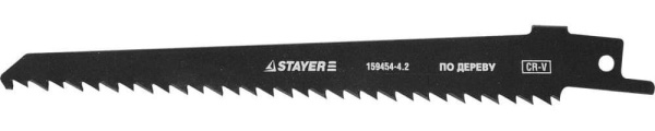 159454-4.2 Полотно STAYER "PROFI" S644D для сабел эл. ножовки Cr-V,быстр,чистый,прям и фигур рез по дереву,фанере,ДСП,пластику