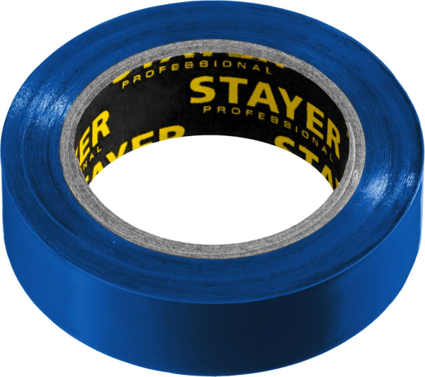 12291-B STAYER Protect-10 Изолента ПВХ, не поддерживает горение, 10м (0,13х15 мм), синяя