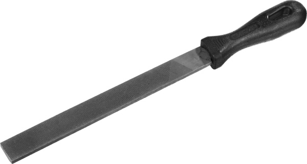 16701-20 Напильник СИБИН плоский с пластиковой рукояткой, 200мм