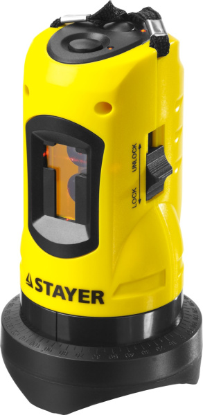 34960 Нивелир лазерный линейный SLL-1, STAYER, дальность 10м, точн. +/-0,5 мм/м